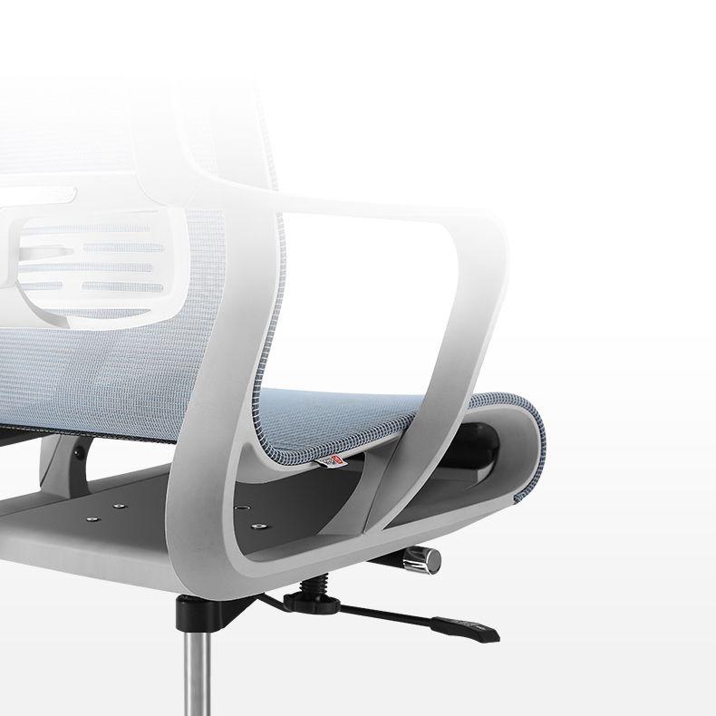 Schuif moderne bureaustoel verstelbare stoelhoogte vaste wapenstoel met wielen met wielen