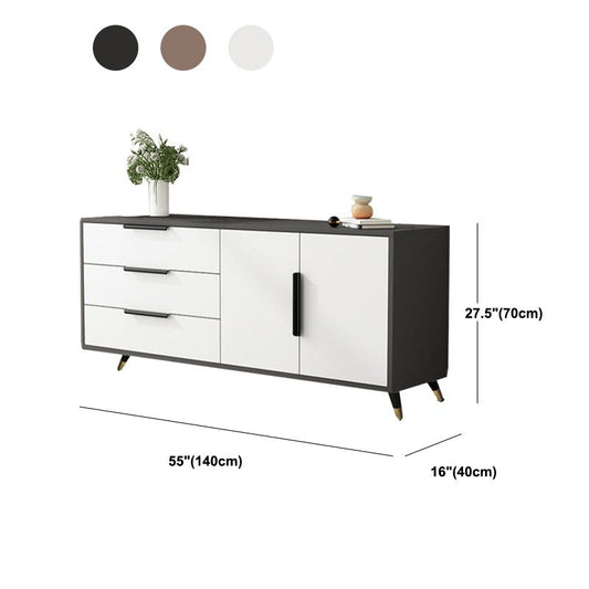 MODERNO MEDIA TV in legno Stand 16 "W x 27,5" H Stand TV di archiviazione chiuso con mobile