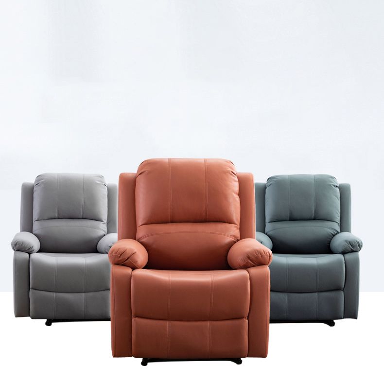Indoor Upholstery Recliner Contemporary 33.5" W Recliners with Massage & USB Cord Clearhalo 'Chairs & Seating' 'furn' 'furn_recliners' 'Furniture' 'Living Room Furniture' 'Recliners' 1200x1200_5b8d7363-06b1-4c36-aec1-0a2f87bcb953