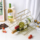 Iron Tabletop Wine Glass Rack Modern Stackable Wine Bottle Holder in Gold Clearhalo 'furn' 'furn_wine_racks' 'Furniture' 'Kitchen & Dining Furniture' 'Wine Racks' 'wine_racks' 1200x1200_5b8e3cca-9aa0-4ba0-8507-e242380c2cde