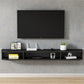 Mobile TV moderno in legno Console TV a parete con 4 ripiani