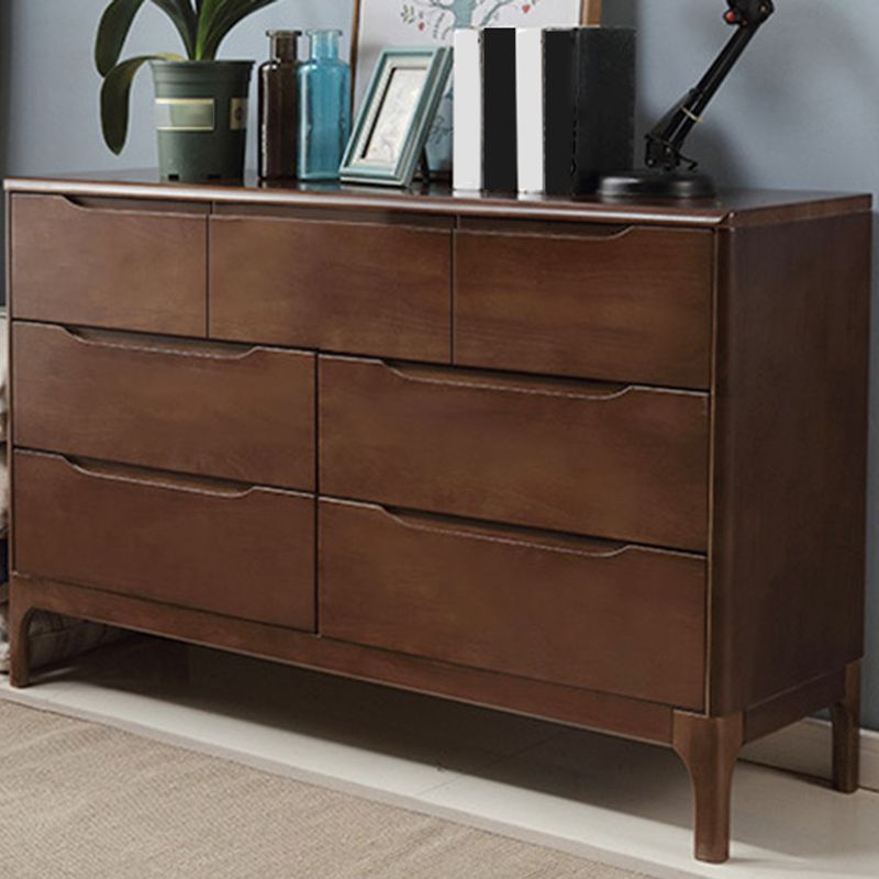 Rubberwood Accent Chest 11.81" Wide Rectangle Standard Chest with Drawers Clearhalo 'Cabinets & Chests' 'cabinets_chests' 'furn' 'furn_cabinets_chests' 'Furniture' 'Living Room Furniture' 1200x1200_5b8fb720-e98b-4438-9fc6-4a7d1f6bfe0c
