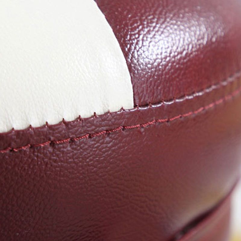 Wine Red Round Pouf Leather Color Piece Pouf for Drawing Room Clearhalo 'furn' 'furn_ottomans_poufs' 'Furniture' 'Living Room Furniture' 'Ottomans & Poufs' 'ottomans_poufs' 1200x1200_5b8fdc7f-44f7-4cb9-8a97-3ddea490f28e