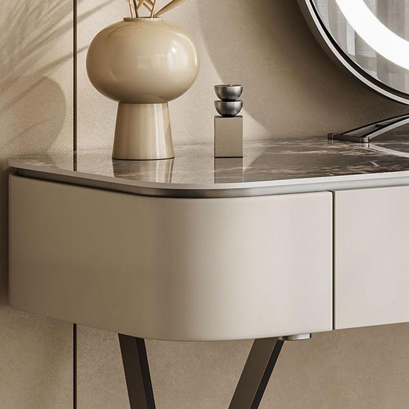 Table de maquillage de vanité en ardoise