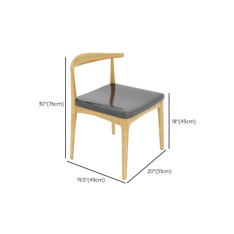 Contemporáneo 1/2/5 Piezas Muebles Rectángulo Comedor de madera maciza Juego en natural