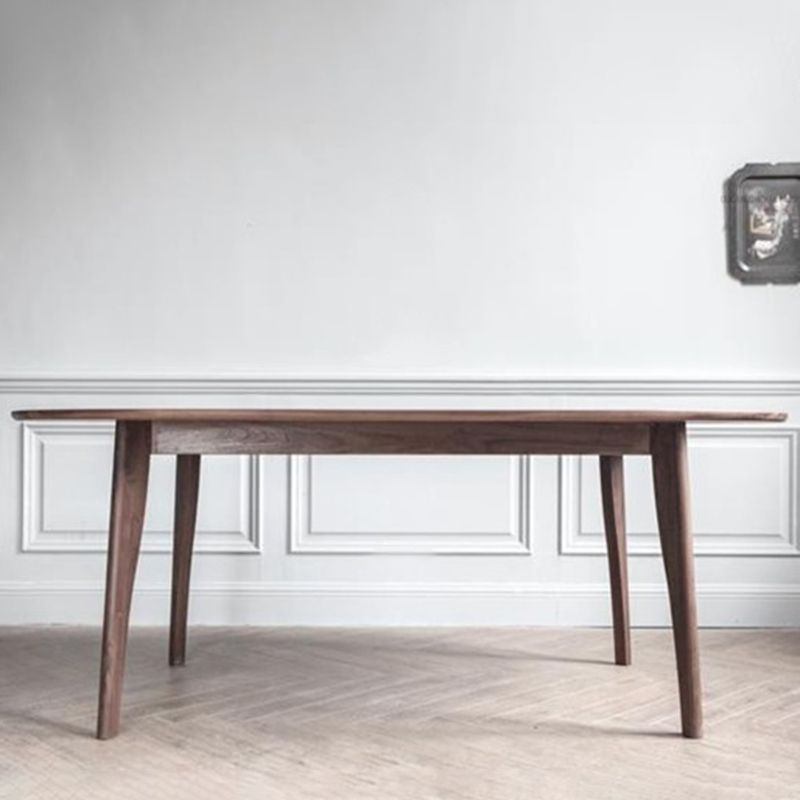Contemporary Oval Dining Table Pine Solid Wood Table with 4 Legs for Dining Room Clearhalo ' dining_table' 'Dining Tables & Seating' 'Dining Tables' 'furn' 'furn_dining_table' 'Furniture' 'furniture_dining_table' 'Kitchen & Dining Furniture' 'kitchen&dining_furn' 'kitchen' 'kitchen_dining_table' 1200x1200_5b9687fe-631f-4f3e-9f94-85d646c6c5f6