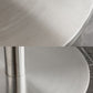 Metal Contemporary Sliver Dining Table Stainless Steel Dining Table with Pedestal Base Clearhalo ' dining_table' 'Dining Tables & Seating' 'Dining Tables' 'furn' 'furn_dining_table' 'Furniture' 'furniture_dining_table' 'Kitchen & Dining Furniture' 'kitchen&dining_furn' 'kitchen' 'kitchen_dining_table' 1200x1200_5b987dc8-9d51-4c10-b2c9-4f8fe5d29822