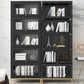 Glam Bookshelf Standard Wooden Shelf Bookcase with Cabinets for Office Clearhalo 'Bookcases' 'furn' 'furn_bookcases' 'Furniture' 'furniture_bookcases' 'Office Furniture' 1200x1200_5b988370-860e-4236-b99b-01fe41ba63da