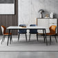 White Stone Dining Table Industrial Rectangle Dining Table for Dining Room Clearhalo 'Dining Tables & Seating' 'Dining Tables' 'dining_table' 'furn' 'furn_dining_table' 'Furniture' 'Kitchen & Dining Furniture' 1200x1200_5b9ae20b-eaf5-44c5-8104-3d75436ab380