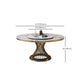 Modern Round Dining Table Steel Base Pedestal Table for Home Kitchen Clearhalo 'Dining Tables & Seating' 'Dining Tables' 'dining_table' 'furn' 'furn_dining_table' 'Furniture' 'Kitchen & Dining Furniture' 1200x1200_5b9bb9f0-eca2-482e-bf73-0f5670a062a0