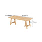Modern Pine Solid Wood Table Rectangle Dining Table with Double Pedestal Clearhalo 'Dining Tables & Seating' 'Dining Tables' 'dining_table' 'furn' 'furn_dining_table' 'Furniture' 'furniture_dining_table' 'Kitchen & Dining Furniture' 1200x1200_5b9c2d14-9d26-4447-8fb1-d614f0ba6e6f