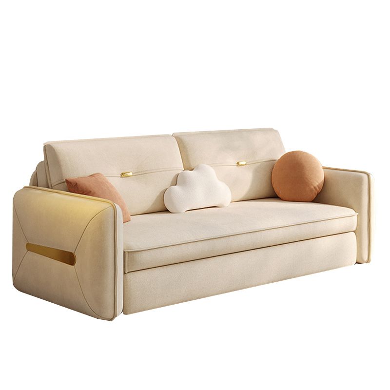 Capteur carré canapé-oreiller futon inclus canapé-lit futon avec rangement