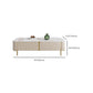 Rectangle Storage Coffee Table Glam Slate Cocktail Table with 4 Legs