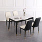 Contemporary Rectangle Dining Room Table Sintered Stone Dining Table with 4 Black Legs Clearhalo ' dining_table' 'Dining Tables & Seating' 'Dining Tables' 'furn' 'furn_dining_table' 'Furniture' 'furniture_dining_table' 'Kitchen & Dining Furniture' 'kitchen&dining_furn' 'kitchen' 'kitchen_dining_table' 1200x1200_5b9f2aa5-ca8e-40f4-bcdd-951d656f1d93
