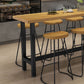 Modern Style 1/9 Pieces Bar Table Set Rectangle Pine Wood Counter Table for Cafe Clearhalo 'Bar Furniture' 'furn' 'furn_home_bar_bar_sets' 'Furniture' 'Home Bars & Bar Sets' 'home_bar_bar_sets' 'Kitchen & Dining Furniture' 1200x1200_5b9fcc63-ae77-4067-a6ca-8dee925987a1