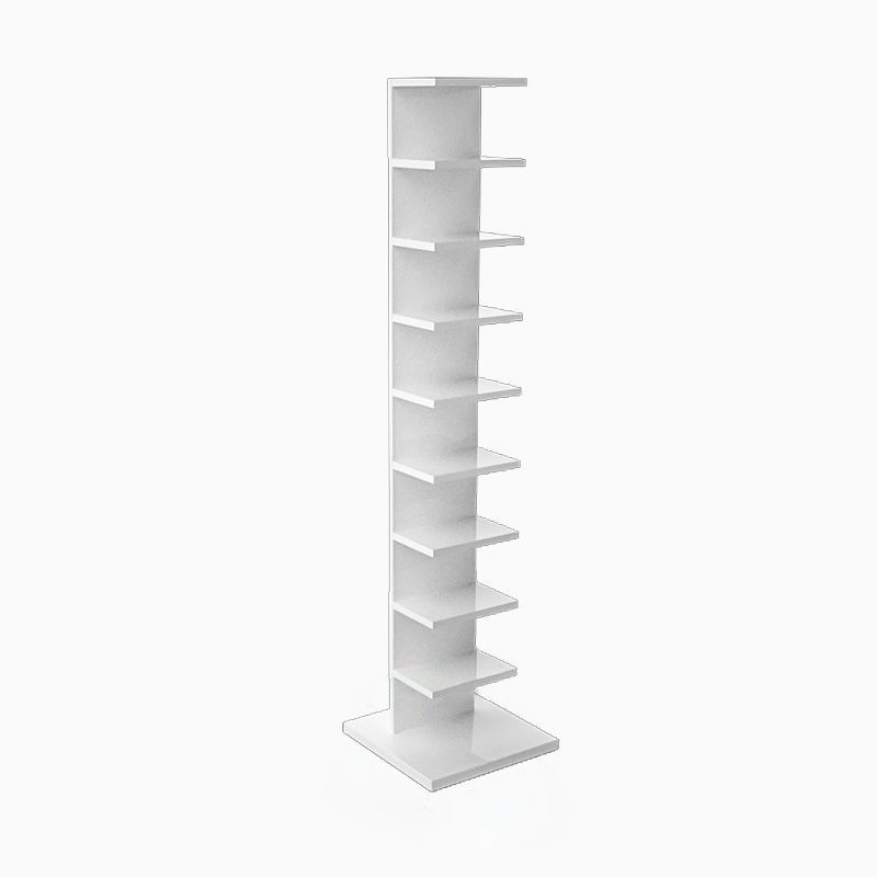 Contemporary Corner Closed Back Bookshelf Manufactured Wood Frame and Shelf Clearhalo 'Bookcases' 'Furniture' 'furniture_bookcases' 'kitchen' 'kitchen_bookcases' 'Living Room Furniture' 'Office Furniture' 1200x1200_5ba1fb9c-d367-4d42-bdfd-327bbd6c56b5