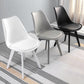 Glam Style Plastic Dining Armless Chair Upholstered Solid Back Side Chairs for Home Use Clearhalo ' kitchen&dining_furn' 'Dining Chairs' 'Dining Tables & Seating' 'dining_chair' 'Furniture' 'furniture_dining_chair' 'Kitchen & Dining Furniture' 'kitchen' 1200x1200_5ba28252-e1ad-4f58-ba13-948ba44ff762