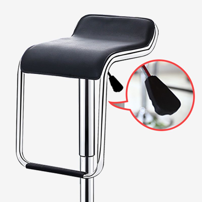 Industrial PU Leather Upholstered Barstool Adjustable Height Swivel Bar Stools Clearhalo 'Bar Furniture' 'Bar Stools' 'bar_stools' 'furn' 'furn_bar_stools' 'furniture_bar_stools' 'Kitchen & Dining Furniture' 'kitchen&dining_furn' 'kitchen' 'kitchen_furn' Furniture' 1200x1200_5ba5135e-ca38-4bcd-933d-be42a918ed07