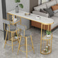 Modern Sintered Stone Bar Table Dining Table for Kitchen Use Clearhalo 'Bar Furniture' 'Bar Tables' 'bar_tables' 'furn' 'furn_bar_tables' 'Furniture' 'Kitchen & Dining Furniture' 1200x1200_5ba63399-37aa-479e-be05-ee8b679fff6d