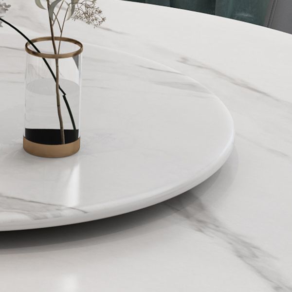 Contemporary Sintered Stone Round Dining Table Standard Kitchen Dining Table with Pedestal Base Clearhalo ' dining_table' 'Dining Tables & Seating' 'Dining Tables' 'furn' 'furn_dining_table' 'Furniture' 'furniture_dining_table' 'Kitchen & Dining Furniture' 'kitchen&dining_furn' 'kitchen' 'kitchen_dining_table' 1200x1200_5ba67d6f-4ab0-44bc-8def-b41eb1c9b8b0