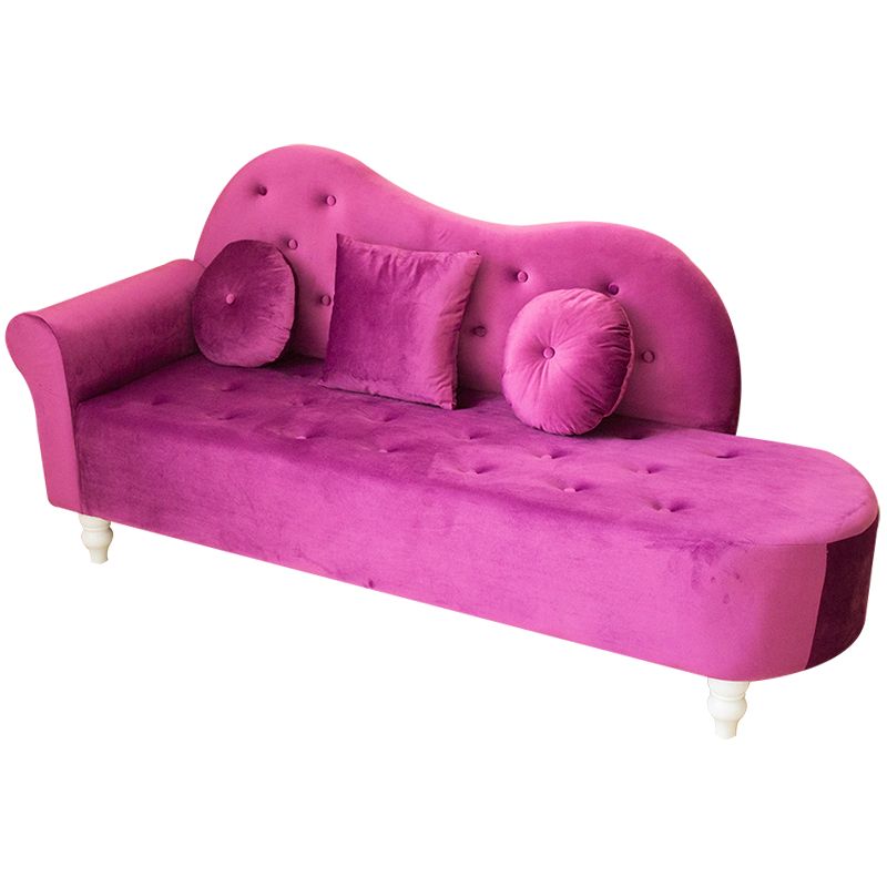 Glam Chaise Lounge Divano Chaise Lounge in velluto per soggiorno