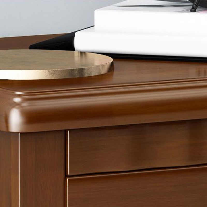 Cabinete tradicional de madera de madera de madera de madera de madera para el dormitorio