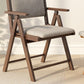 Contemporary Upholstered Arm Chair Indoor Solid Wood Dining Chair