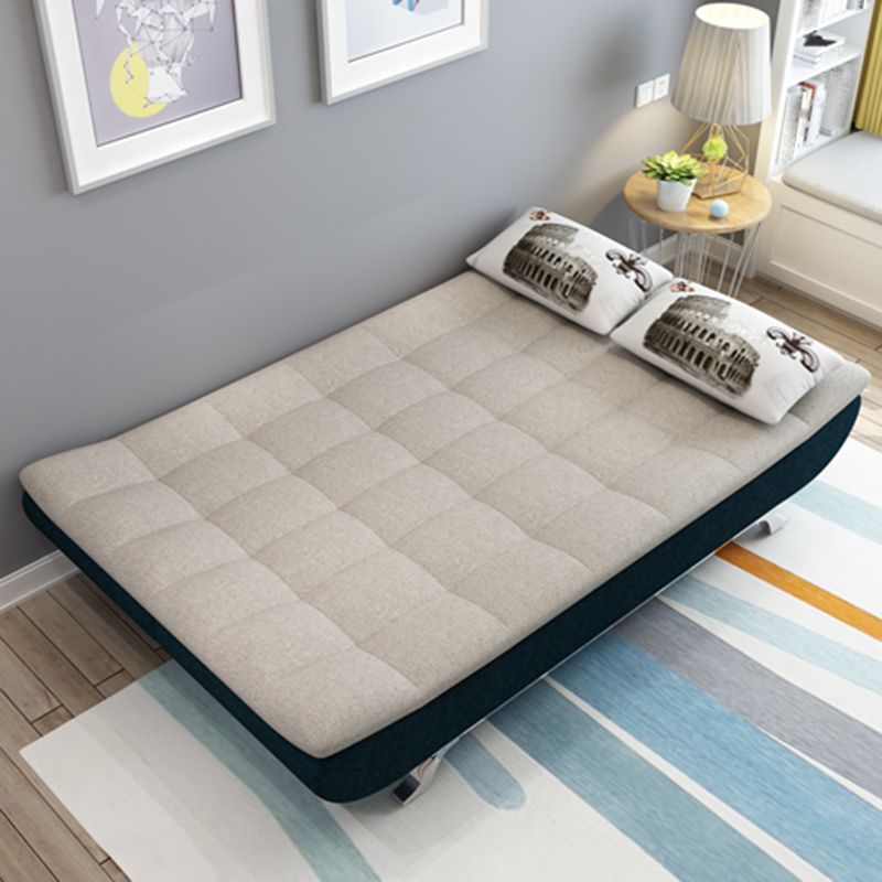 74.80" L √ó 33.46" W √ó 35.43" H Biscuit Back Couch Armless Sofa with Hair Pin Legs Clearhalo 'furn' 'furn_sofas' 'Furniture' 'furniture_sofas' 'Living Room Furniture' 'Sofa' 'sofas' 1200x1200_5baa5722-15b8-495d-b95e-dea3d4fb4f61