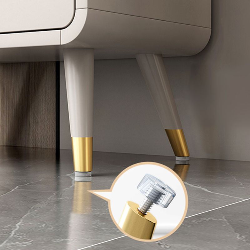 Estantería estándar de estantería de madera de ingeniería sólida de espalda cerrada para el hogar