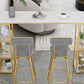 Low Back Counter Height Stools Armless Counter Bar Stool for Restaurant