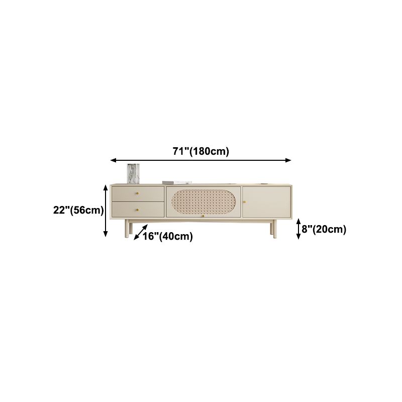 Sideboard di sideboard di sideboard del rettangolo della casa di lussuoso ritmo in legno