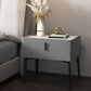 Stone Top Nightstand met 4 poten glamournachttafel met lade