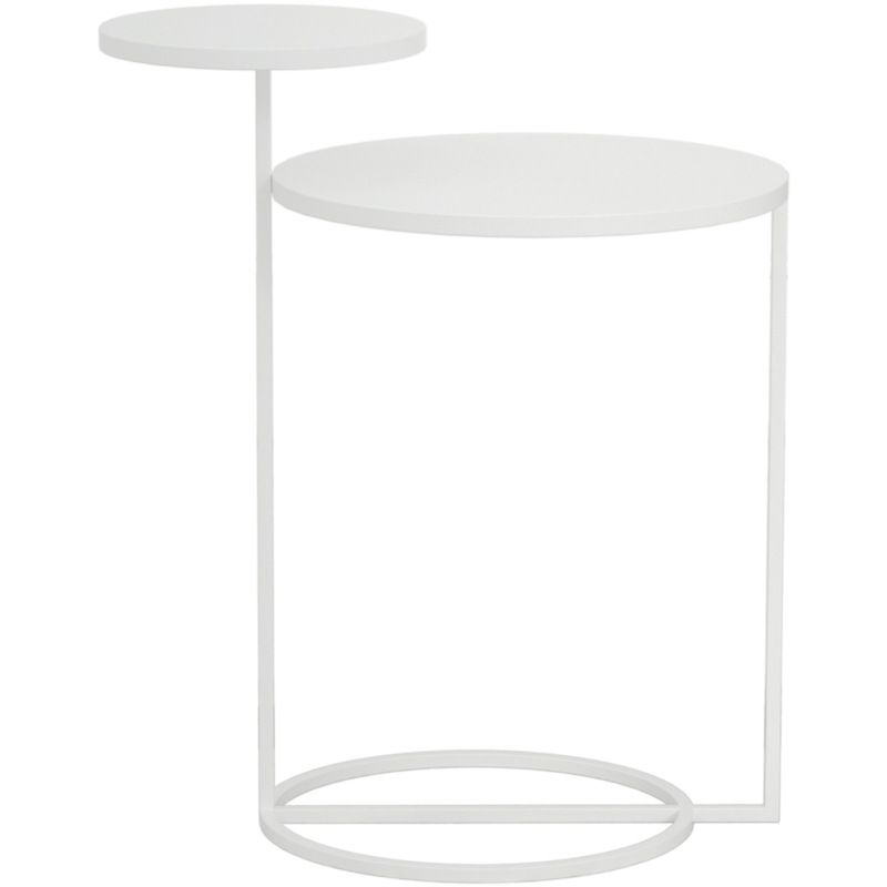 Contemporary Metal Accent Table Nightstand 21.65" Tall Bed Nightstand Clearhalo 'Bedroom Furniture' 'furn' 'furn_night_stand' 'Furniture' 'night_stand' 'Nightstands' 1200x1200_5bbd466b-f3fb-4ac5-842d-6c99014618f2