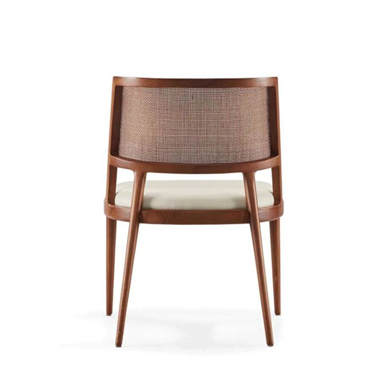 Modern Simple Side Chair Wooden Frame Kitchen Dining Chairs for Home Use