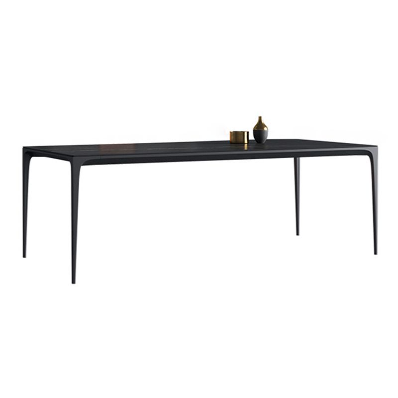 Modern Sintered Stone Dining Table Set 1/2/5/7 Pieces Dining Set for Home Clearhalo 'Dining Room Sets' 'Dining Tables & Seating' 'dining_room_set' 'furn' 'furn_dining_room_set' 'Furniture' 'furniture_dining_room_set' 'Kitchen & Dining Furniture' 1200x1200_5bbdaf61-a333-4782-b0e6-803c35c55643