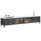17.75 "W TV Stand Stand Glam -stijl ingesloten opslag tv -console met 4 laden