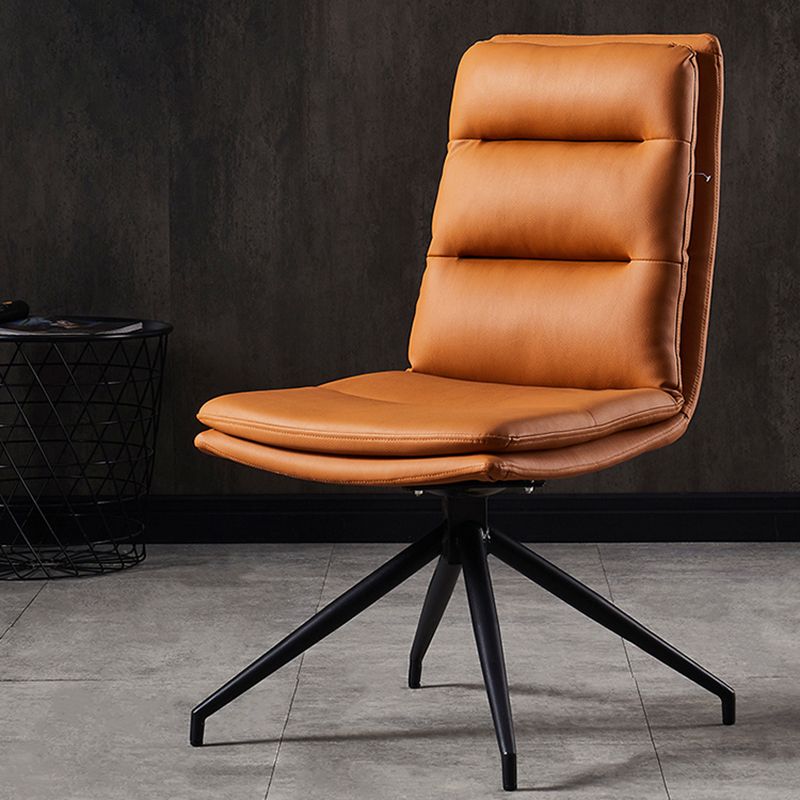 Modern Leather Home Side Chair Matte Finish Solid Back Dining Chair (Set of 2) Clearhalo ' kitchen&dining_furn' 'Dining Chairs' 'Dining Tables & Seating' 'dining_chair' 'furn' 'furn_dining_chair' 'Furniture' 'furniture_dining_chair' 'Kitchen & Dining Furniture' 'kitchen' 1200x1200_5bc2dd2b-0b2b-44ed-81b0-685fafad8860