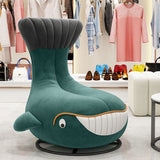 Azzurità imbottita contemporanea con sedia Parsons delle gambe nere