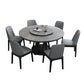 Contemporary Sintered Stone Round Dining Table Standard Kitchen Dining Table with Pedestal Base Clearhalo ' dining_table' 'Dining Tables & Seating' 'Dining Tables' 'furn' 'furn_dining_table' 'Furniture' 'furniture_dining_table' 'Kitchen & Dining Furniture' 'kitchen&dining_furn' 'kitchen' 'kitchen_dining_table' 1200x1200_5bc342b8-50eb-444d-a6c0-b1f1aad92678