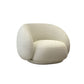 Contemporary Sloped Arm Curved Sofa White Tight Back Fabric Settee Clearhalo 'furn' 'furn_sofas' 'Furniture' 'Living Room Furniture' 'Sofa' 'sofas' 1200x1200_5bc45e92-a3fd-4e2b-9053-c1042a52468e