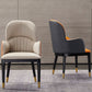 Contemporary Design Leather Dining Side Chair Solid Back Arm Chair for Home Use Clearhalo ' kitchen&dining_furn' 'Dining Chairs' 'Dining Tables & Seating' 'dining_chair' 'furn' 'furn_dining_chair' 'Furniture' 'furniture_dining_chair' 'Kitchen & Dining Furniture' 'kitchen' 1200x1200_5bc474e9-e077-4a2d-8396-5a958171ae0e
