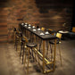 Glam Style Rectangle Bar Table Pine Solid Wood Bar Dining Table for Living Room Clearhalo 'Bar Furniture' 'Bar Tables' 'bar_tables' 'furn' 'furn_bar_tables' 'Furniture' 'Kitchen & Dining Furniture' 1200x1200_5bc522ba-8a8f-4143-b467-0136774e518c