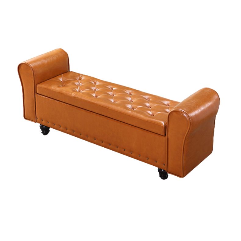 Banca moderna della metà del secolo da 15,7 "Wholing Bench imbottito W