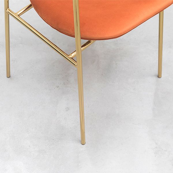 Leather Contemporary Restaurant Side Chair Open Dark Color Dining Chair Clearhalo ' kitchen&dining_furn' 'Dining Chairs' 'Dining Tables & Seating' 'dining_chair' 'furn' 'furn_dining_chair' 'Furniture' 'furniture_dining_chair' 'Kitchen & Dining Furniture' 'kitchen' 1200x1200_5bc8ea0a-4b90-493b-a0ec-083c221257d7