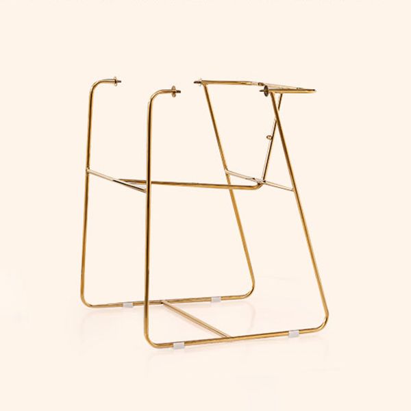 Modern Style Home Arm Chair Open Back Metal Upholstered Dining Room Chair Clearhalo ' kitchen&dining_furn' 'Dining Chairs' 'Dining Tables & Seating' 'dining_chair' 'furn' 'furn_dining_chair' 'Furniture' 'furniture_dining_chair' 'Kitchen & Dining Furniture' 'kitchen' 1200x1200_5bc9b1eb-0923-419c-9f32-34d6fd55b901