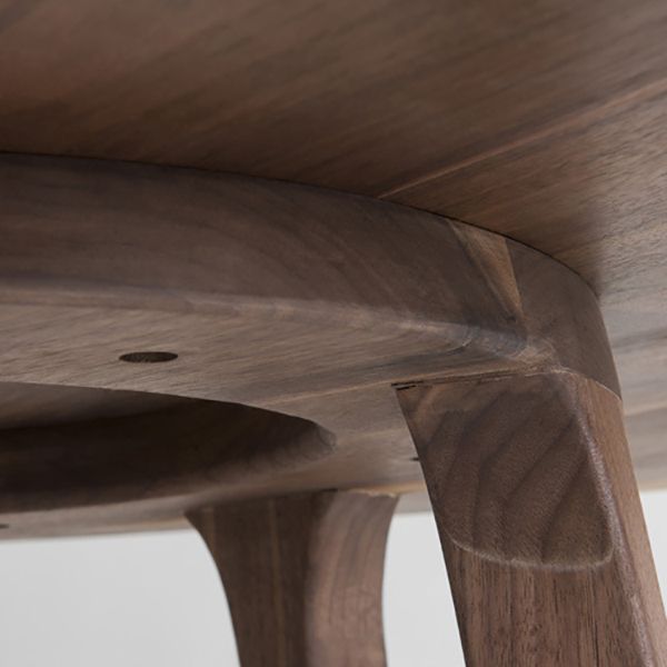 Simplicity Home Solid Wood Dining Table Round Shape Dining Table with Pedestal Base Clearhalo ' dining_table' 'Dining Tables & Seating' 'Dining Tables' 'furn' 'furn_dining_table' 'Furniture' 'furniture_dining_table' 'Kitchen & Dining Furniture' 'kitchen&dining_furn' 'kitchen' 'kitchen_dining_table' 1200x1200_5bc9ca1b-f357-4119-96fe-ffdc7b7d8e99