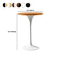 Pedestal Bar Wine Table Industrial Metal Round Pub Height Dining Table for Coffee Shop Clearhalo 'Bar Furniture' 'Bar Tables' 'bar_tables' 'furn' 'furn_bar_tables' 'Furniture' 'furniture_bar_tables' 'Kitchen & Dining Furniture' 1200x1200_5bc9f162-d706-4aec-8b4b-3ac590e37885