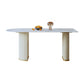 Modern White Dining Table Sintered Stone Dinner Table for Dining Room Clearhalo 'Dining Tables & Seating' 'Dining Tables' 'dining_table' 'furn' 'furn_dining_table' 'Furniture' 'Kitchen & Dining Furniture' 1200x1200_5bcbe4ae-d2a7-4862-b63f-20dd424793fa