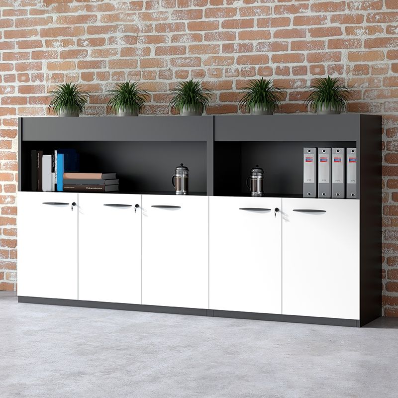 Mobile moderno mobile laterale mobile in legno con archiviazione di bloccaggio