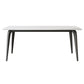 Mesa de comedor rectangular de piedra sinterizada, mesa de comedor moderna para cocina